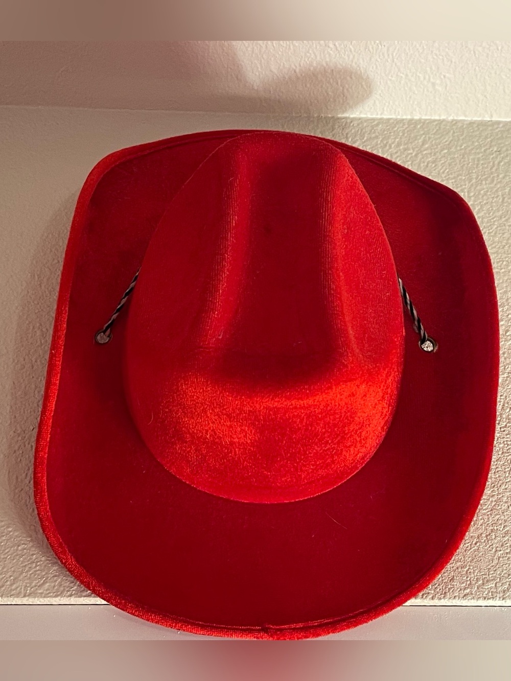 Red Felt Cowboy Hat - Classic Western Style